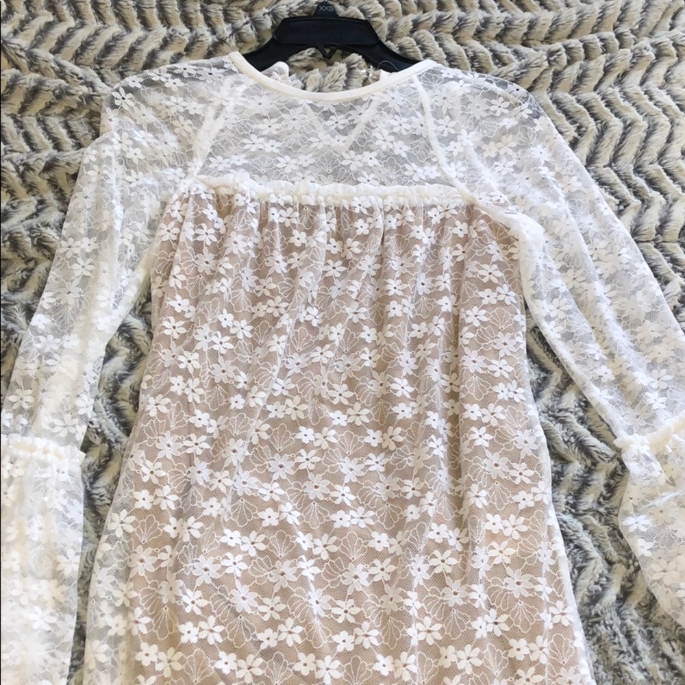 WHITE FLORAL DRESSS - Picture 3 of 5